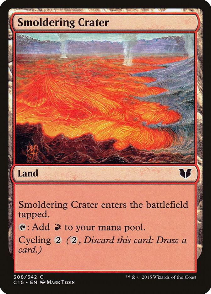 Smoldering Crater [Commander 2015] 308