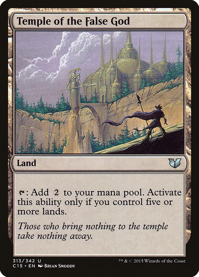 Temple of the False God [Commander 2015] 313