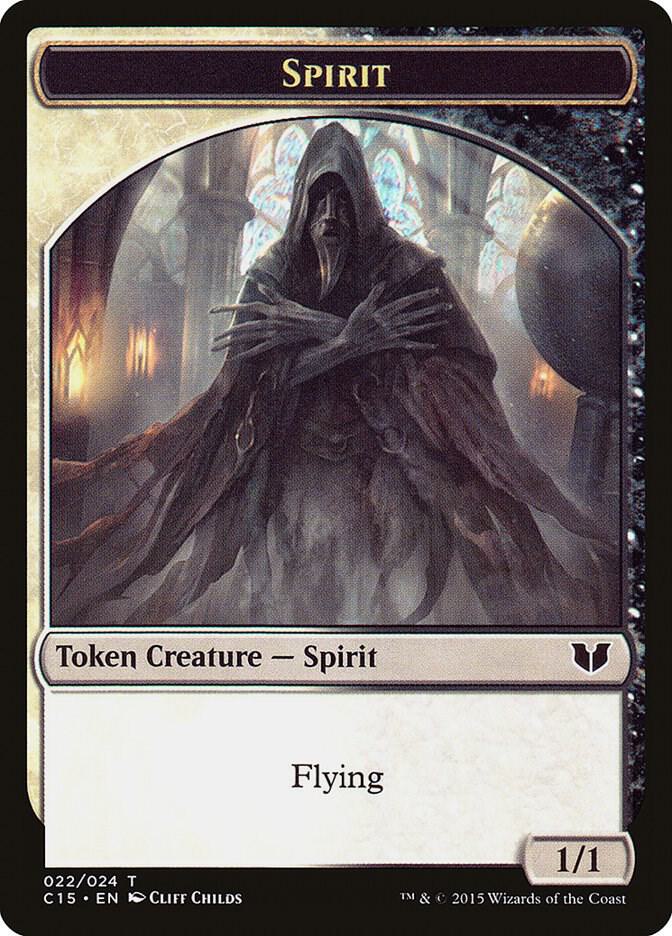 Spirit (022) // Angel Double-Sided Token [Commander 2015] 22 // 2