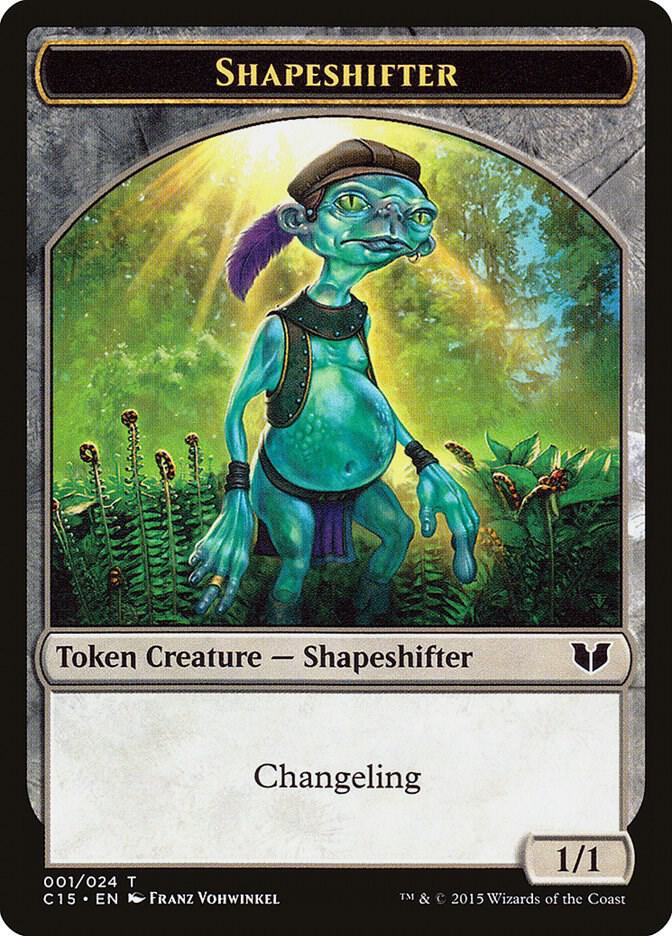 Shapeshifter // Shapeshifter Double-Sided Token [Commander 2015] 1 // 1