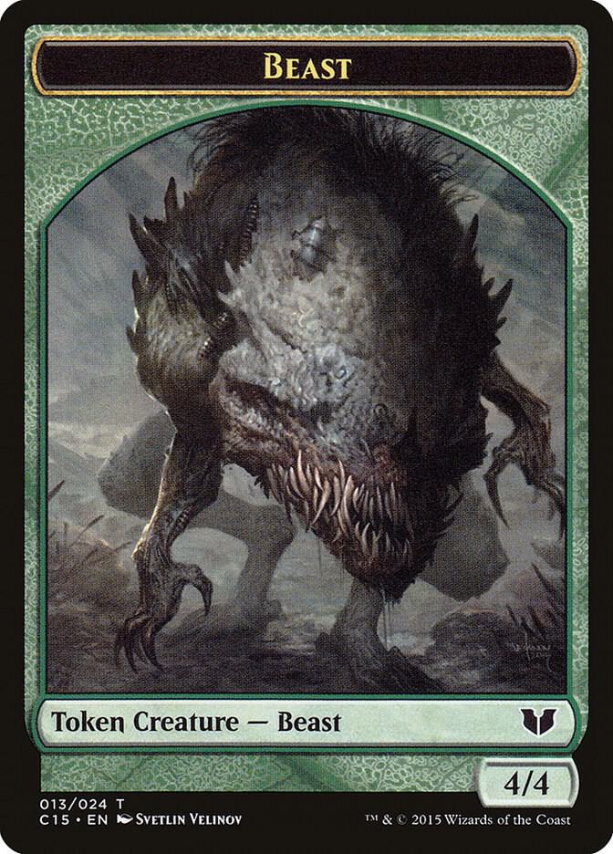 Beast // Snake (017) Double-Sided Token [Commander 2015] 13 // 17
