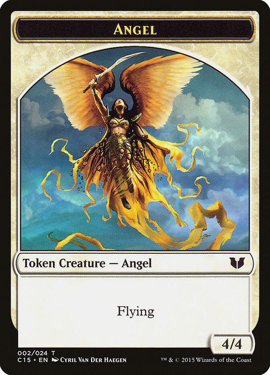 Angel // Knight (Vigilance) Double-Sided Token [Commander 2015] 2 // 5