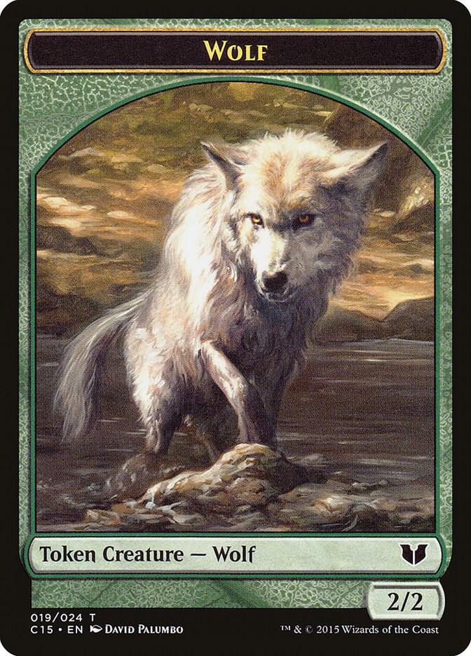 Wolf // Zombie Double-Sided Token [Commander 2015] 19 // 8
