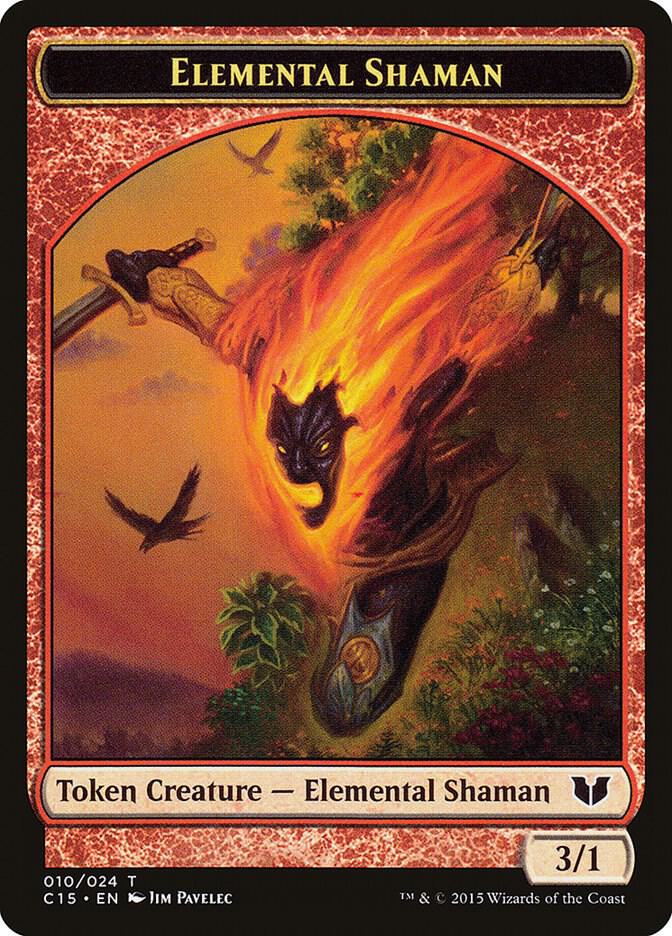 Elemental Shaman // Shapeshifter Double-Sided Token [Commander 2015] 10 // 1