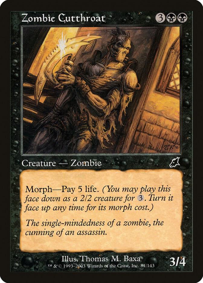 Zombie Cutthroat [Scourge] 81