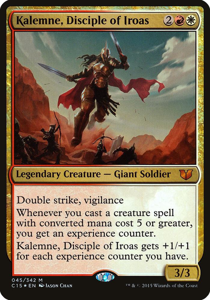 Kalemne, Disciple of Iroas (Commander 2015) [Oversize Cards] 45