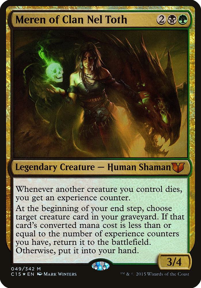 Meren of Clan Nel Toth (Commander 2015) [Oversize Cards] 49