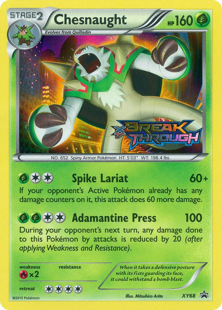 Chesnaught (Prerelease) [XY Promos] XY68
