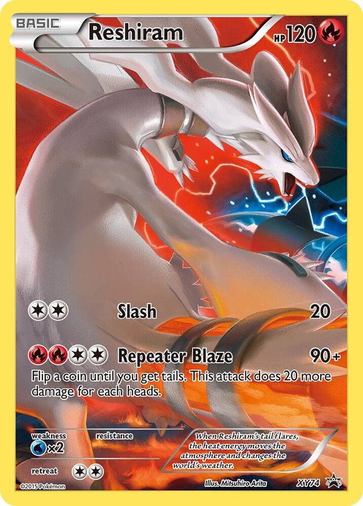 Reshiram (Full Art Promo) [XY Promos] XY74