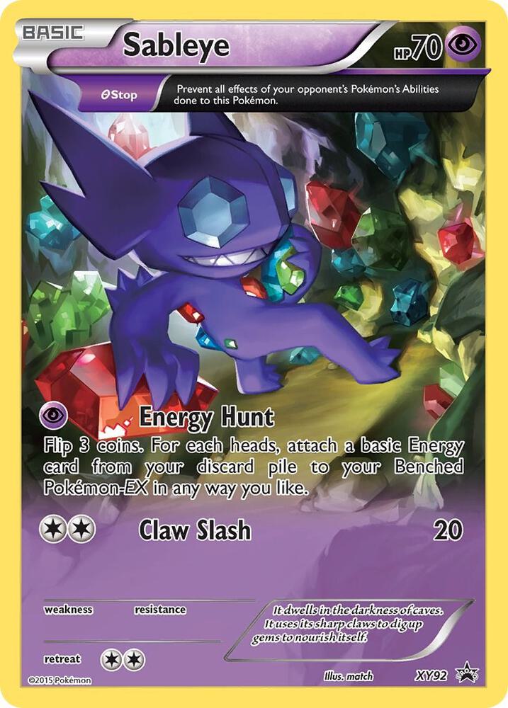 Sableye - XY92 [XY Promos] XY92