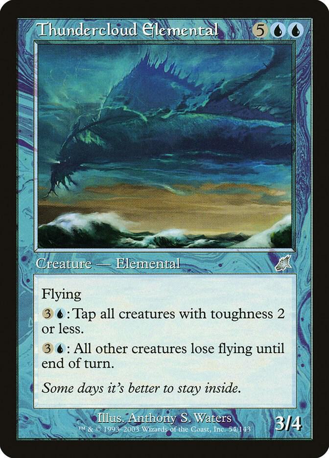 Thundercloud Elemental [Scourge] 54