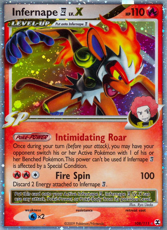 Infernape E4 LV.X - 108/111 Rising Rivals