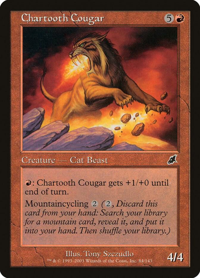 Chartooth Cougar [Scourge] 84
