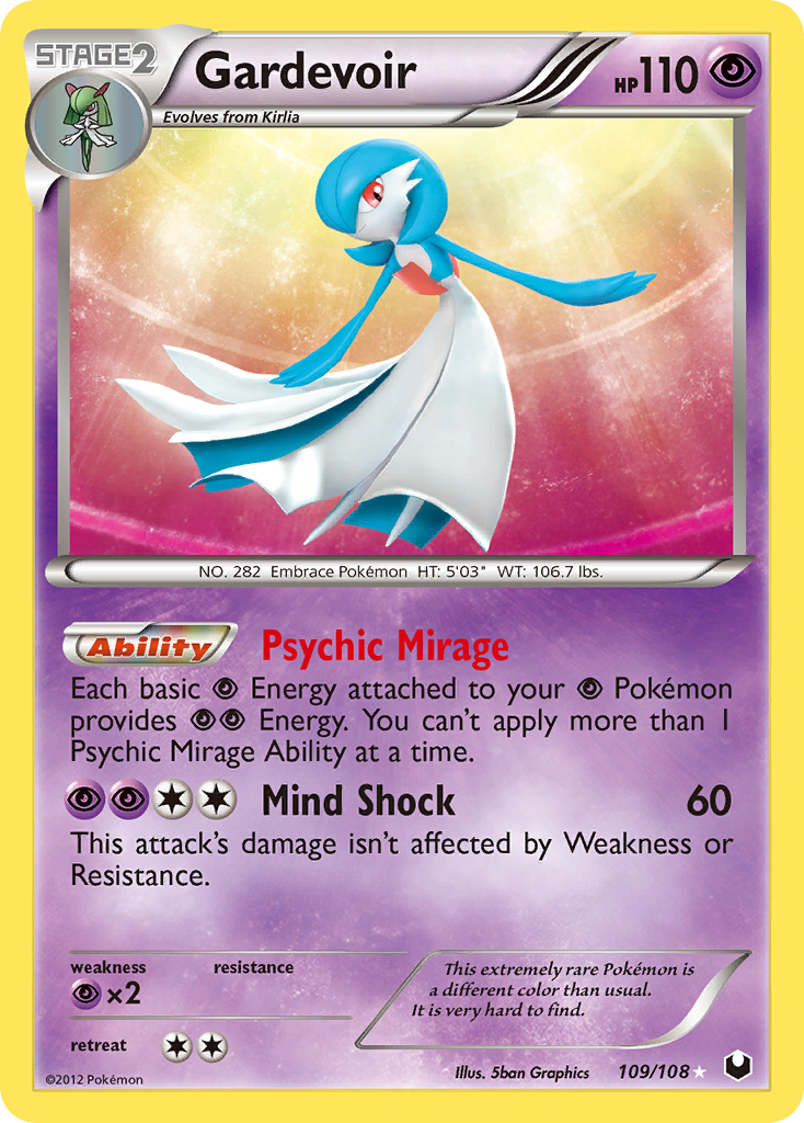 Gardevoir - 109/108 Dark Explorers