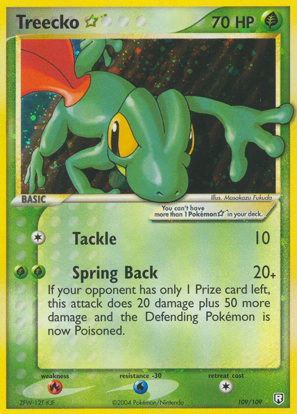 Treecko ★ - 109/109 Team Rocket Returns