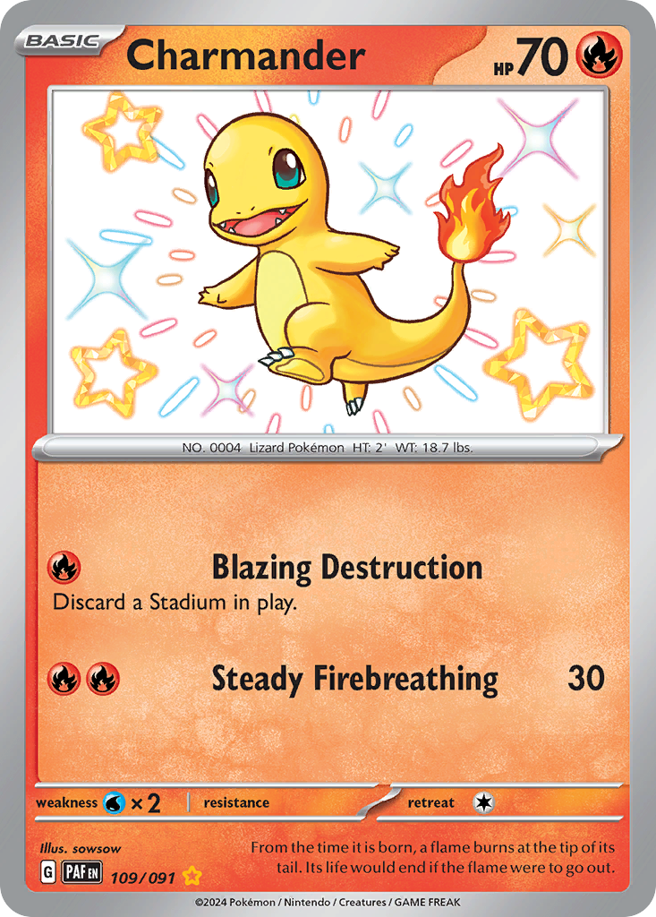 Charmander - 109/91 Paldean Fates