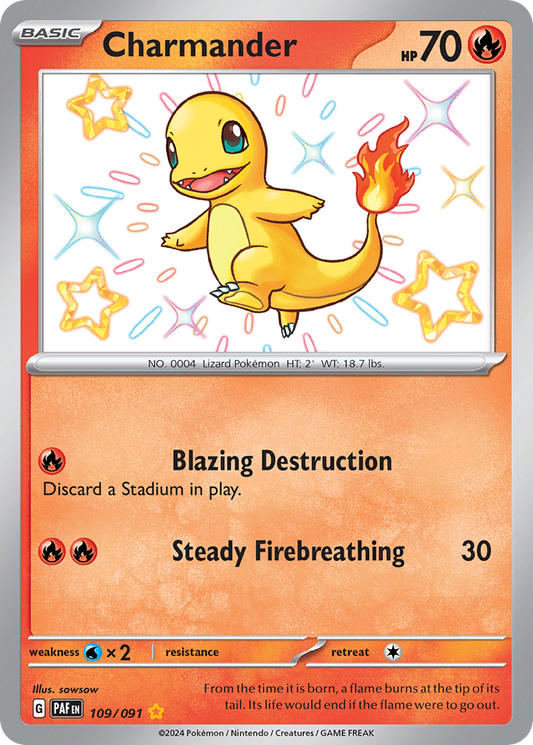 Charmander - 109/91 Paldean Fates