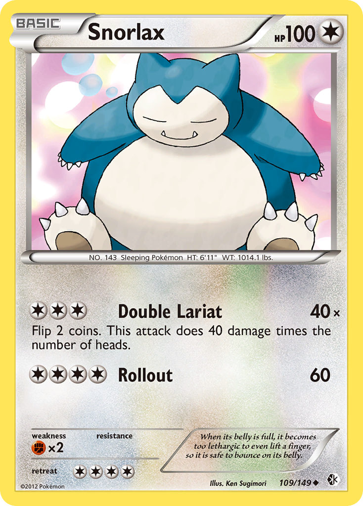 Snorlax - 109/149 Boundaries Crossed