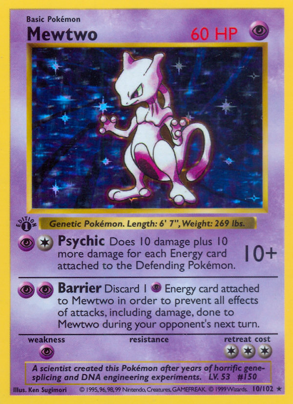 Mewtwo - 10/102 Base