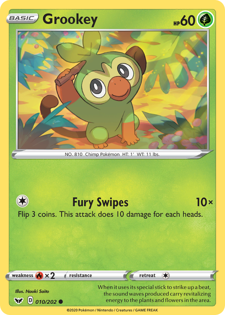 Grookey - 10/202 Sword & Shield