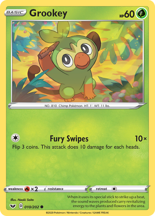 Grookey - 10/202 Sword & Shield