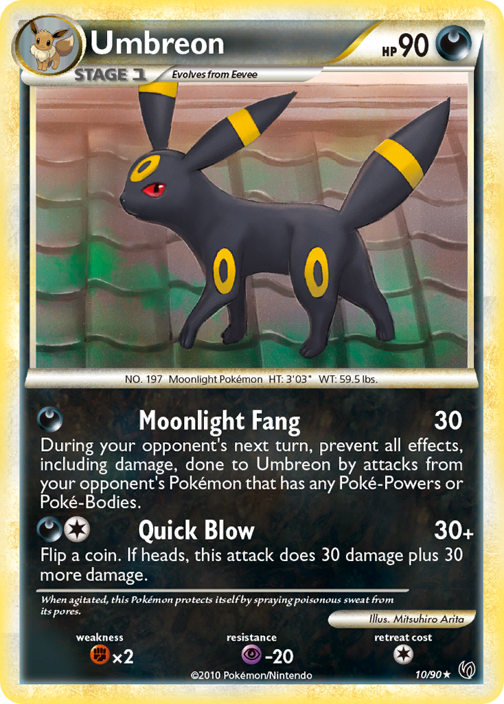 Umbreon - 10/90 HS—Undaunted