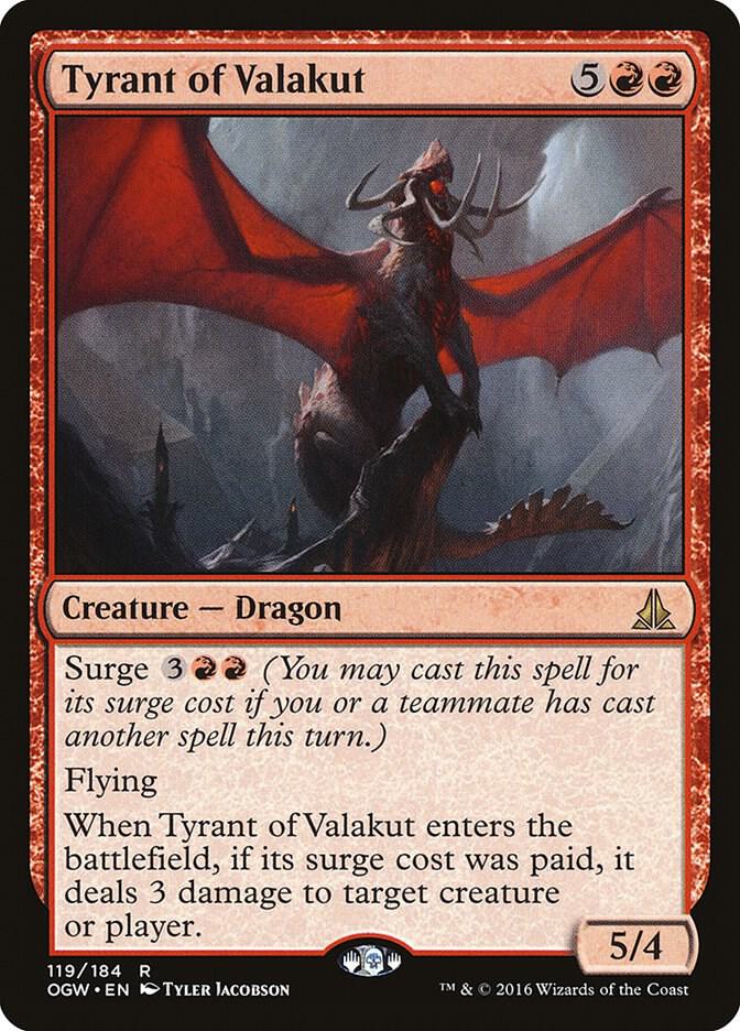 Tyrant of Valakut [Oath of the Gatewatch] 119