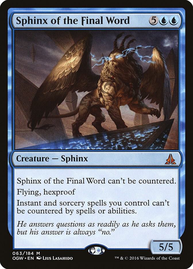 Sphinx of the Final Word [Oath of the Gatewatch] 63