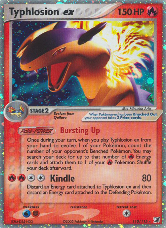 Typhlosion ex - 110/115 Unseen Forces