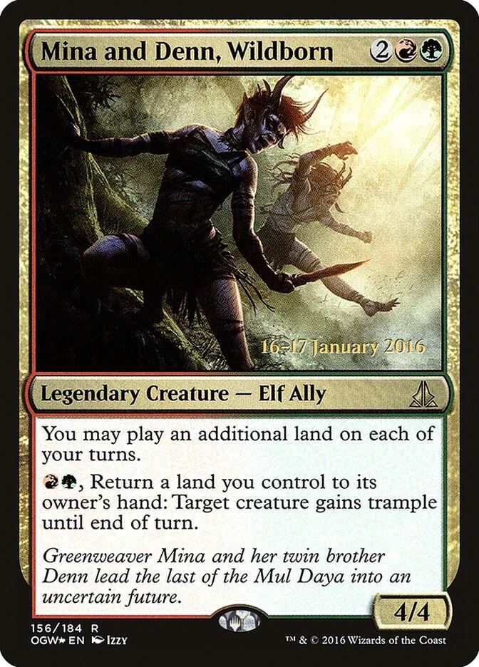 Mina and Denn, Wildborn [Prerelease Cards] 156