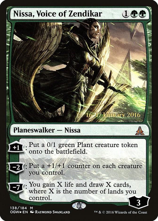 Nissa, Voice of Zendikar [Prerelease Cards] 138