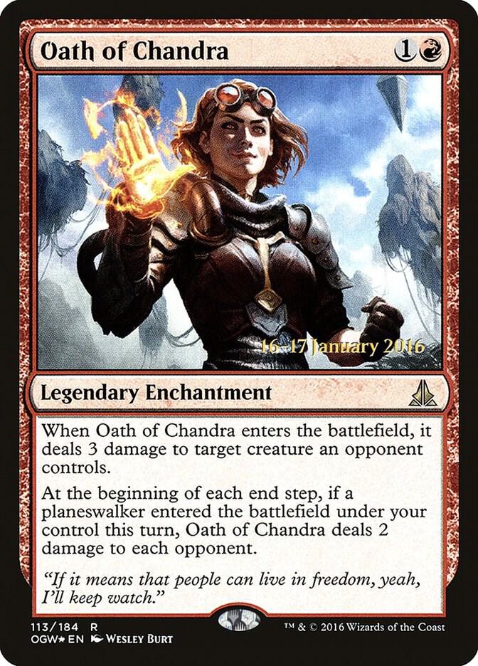 Oath of Chandra [Prerelease Cards] 113