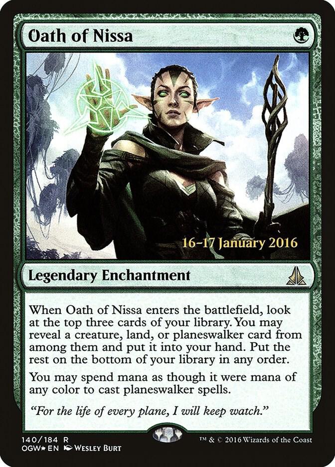 Oath of Nissa [Prerelease Cards] 140