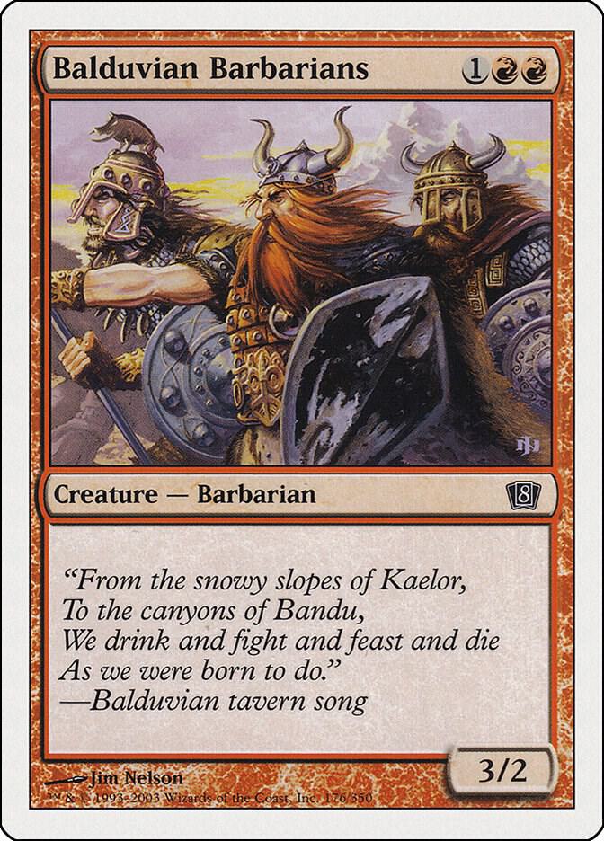 Balduvian Barbarians [8th Edition] 176