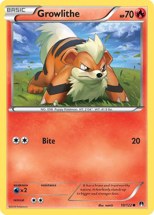 Growlithe [XY - BREAKpoint] 10/122