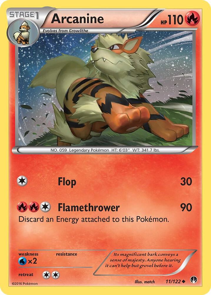 Arcanine [XY - BREAKpoint] 11/122