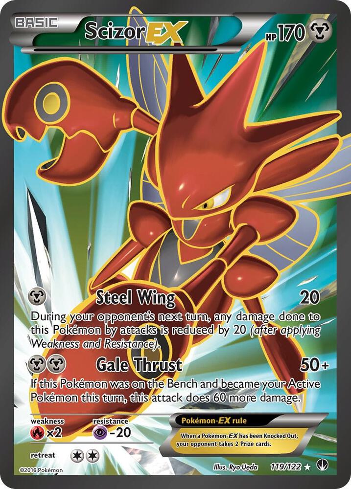 Scizor EX (Full Art) [XY - BREAKpoint] 119/122
