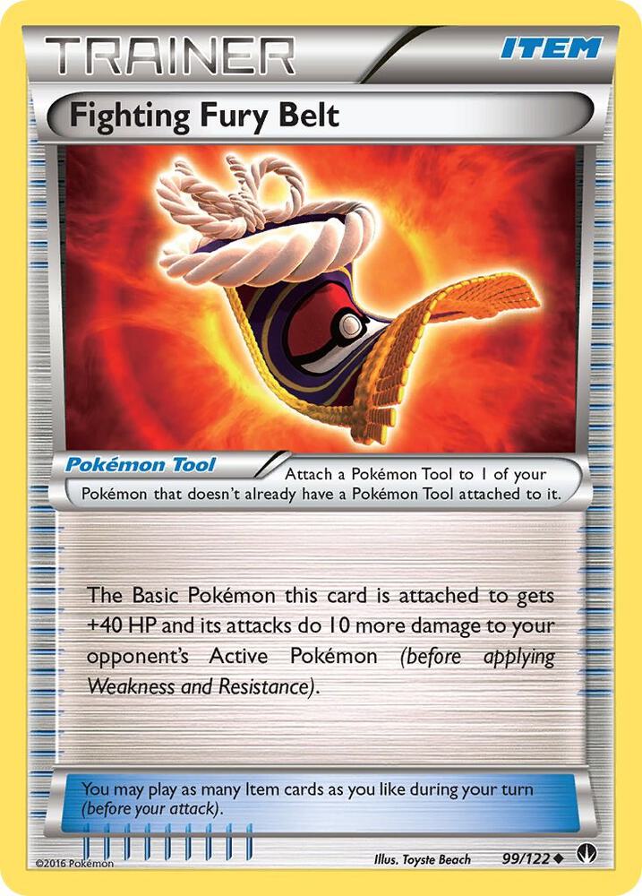 Fighting Fury Belt [XY - BREAKpoint] 99/122