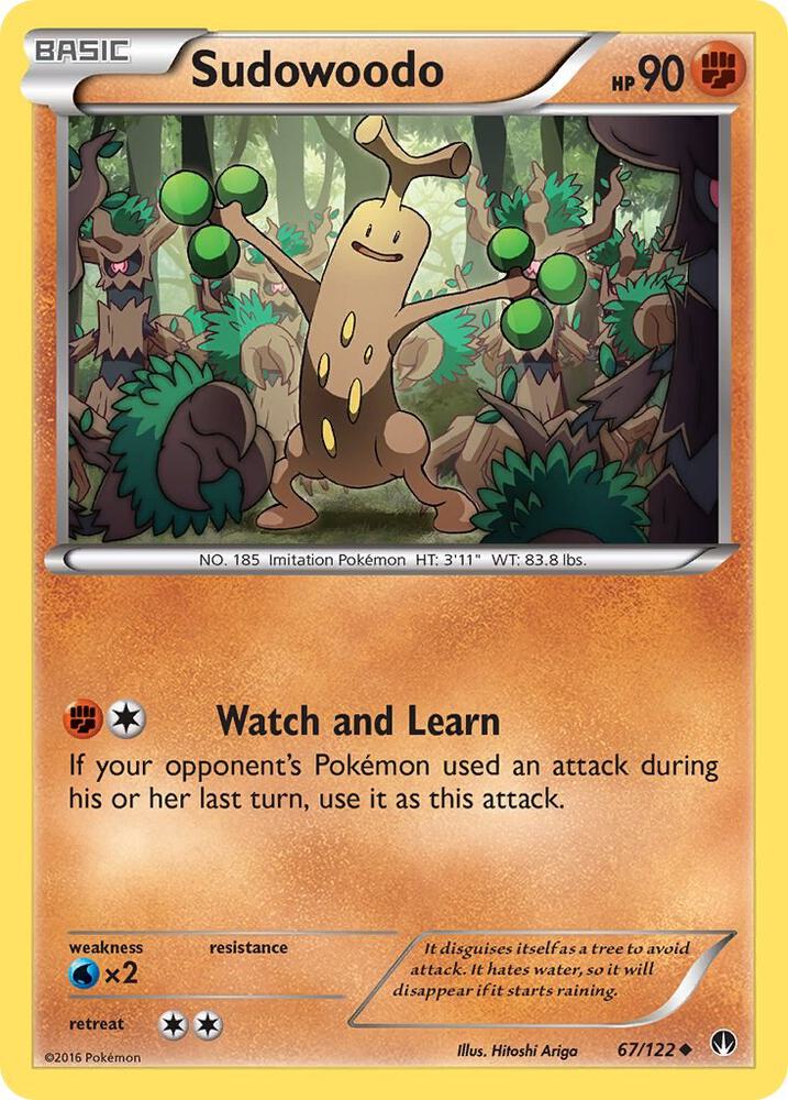 Sudowoodo [XY - BREAKpoint] 67/122