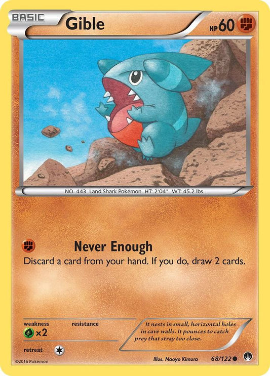 Gible [XY - BREAKpoint] 68/122