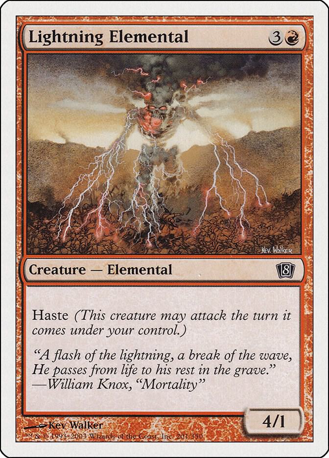 Lightning Elemental [8th Edition] 201