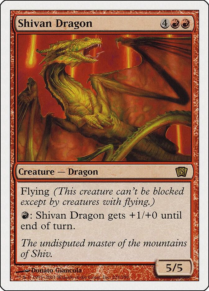 Shivan Dragon [8th Edition] 221