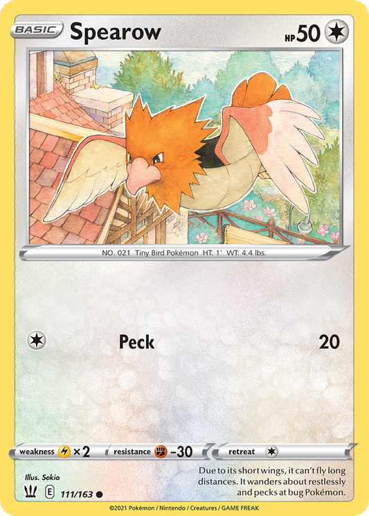 Spearow - 111/163 Battle Styles