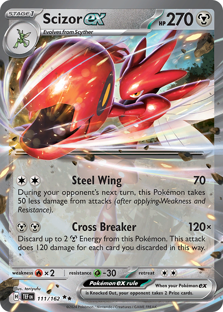 Scizor ex - 111/162 Temporal Forces