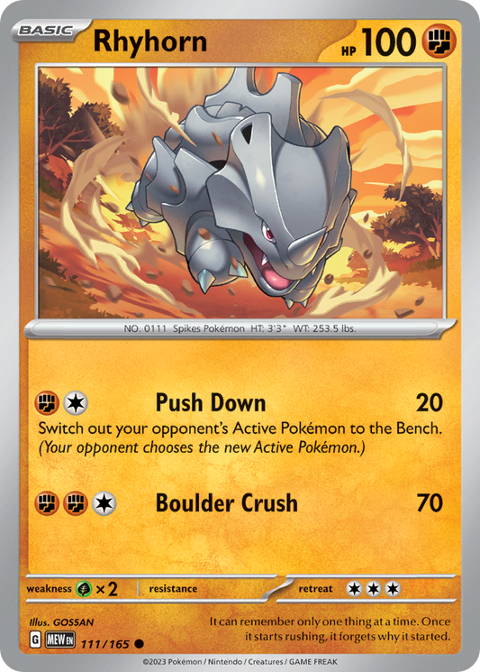 Rhyhorn - 111/165 151