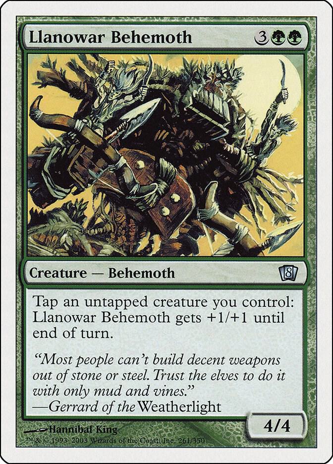 Llanowar Behemoth [8th Edition] 261