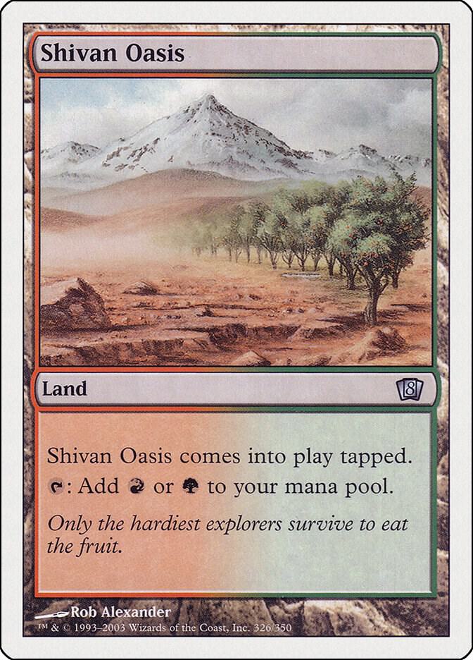 Shivan Oasis [8th Edition] 326
