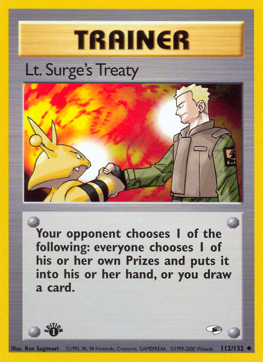 Lt. Surge's Treaty - 112/132 Gym Heroes