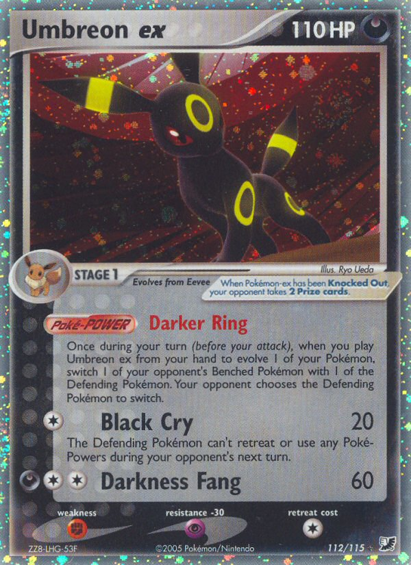 Umbreon ex - 112/115 Unseen Forces