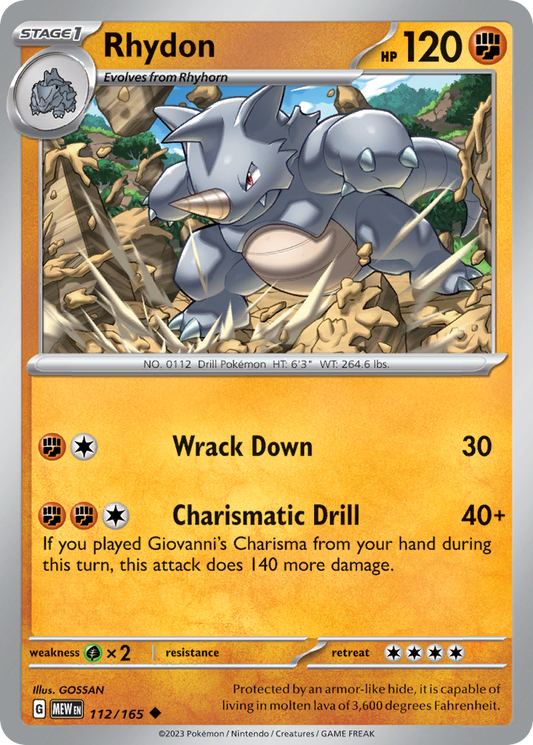 Rhydon - 112/165 151